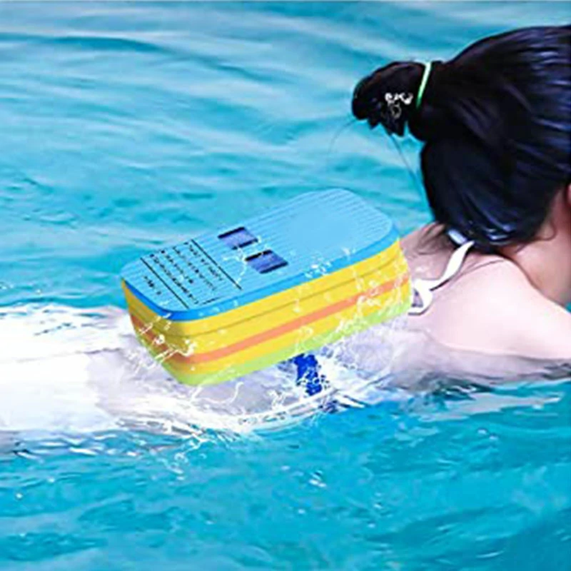 Backpack style swimming assisted floating board